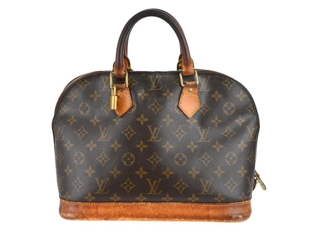 Accessories

Handbags

BAG, LOUIS VUITTON, Alma Bag, monogram canvas, gold-tone hardware, 30x23x16 cm, marked FL0015, year 2005, heavy stains on lining, stains on leather, signs of wear, dustbag.