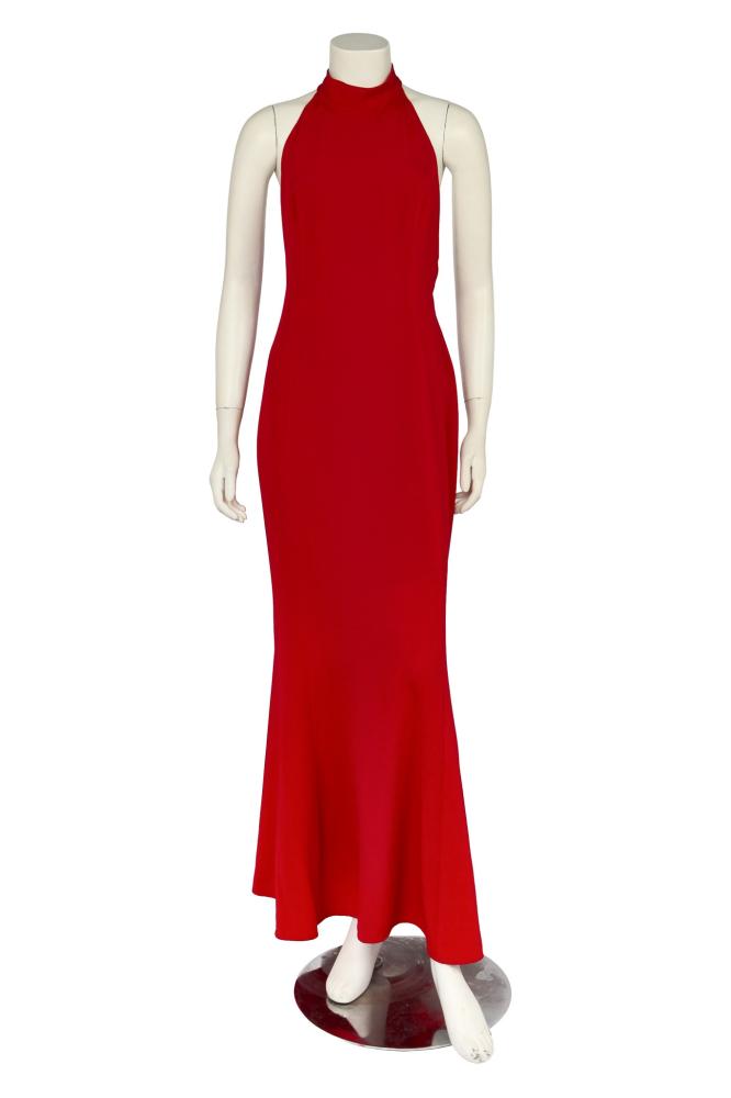 A Valentino Garavani red crêpe halterneck dress, Autumn-Winter 1993-94

A Valentino Garavani red crêpe halterneck dress, Autumn-Winter 1993-94

Boutique labelled, with stand collar to front which forms halterneck ties to the back, the open back with central vertical band, bust approx 81cm 32in, waist 66cm 26in

Share this lot: