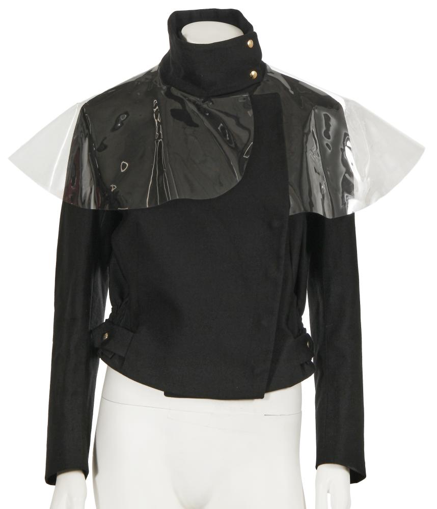 A Yves Saint Laurent by Stefano Pilati black wool-silk blend double-breasted jacket, Autumn-Winter 2010-11

A Yves Saint Laurent by Stefano Pilati black wool-silk blend double-breasted jacket, Autumn-Winter 2010-11

labelled, with integral clear vinyl capelet, stand collar, shirring to side hems with integral straps, snap closure, chest 107cm 42in

Share this lot: