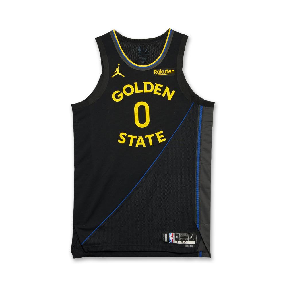 Gary Payton II Golden State Warriors 2025-2026 Emirates NBA Cup Game Worn Statement Edition Jersey

NIKE, NIKE MESH JERSEY, SIZE 48 (+4 LENGTH)

MESH

This home ‘Statement Edition’ jersey was worn by Gary Payton II on November 21, 2025, during the Emirates NBA Cup, when the Golden State Warriors played the Portland Trail Blazers.

Payton II finished with 6 points, 2 rebounds, and 4 assists. The Warriors lost to the Trail Blazers, 127-123.

Gary Payton II went undrafted in the 2016 NBA Draft out of Oregon State University. At the time of cataloging, he has career averages of 5.9 points, 3 rebounds, and 1.3 assists per game.

This jersey has been photomatched by Sotheby’s Photomatching.