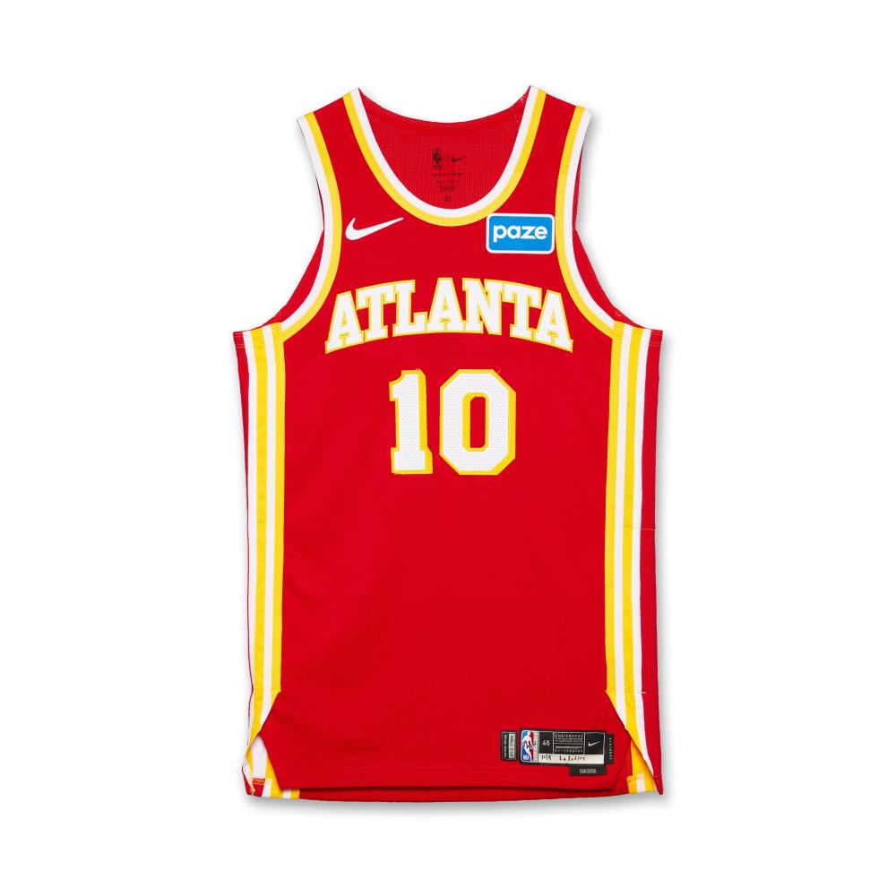 Zaccharie Risacher Atlanta Hawks 2025-2026 Game Worn Icon Edition Jersey

NIKE, NIKE MESH JERSEY, SIZE 46 (+4 LENGTH)

MESH

This home ‘Icon Edition’ jersey was worn by Zaccharie Risacher on November 8, 2025, when the Atlanta Hawks played the Los Angeles Lakers.

Risacher finished with 16 points, 3 rebounds, 1 assist, 3 steals, and 1 block. The Hawks beat the Lakers, 122-102.

Zaccharie Risacher was the 1st overall pick in the 2024 NBA Draft out of JL Bourg in France. With the Hawks rebuilding around young talent, Risacher earned a starting role early through his length, fluidity, and two-way versatility. Showing smooth shooting touch, off-ball movement, and defensive instincts against wings and guards, he has become a reliable rotation piece, starting in over 60% of games this season.

Standing out has been Risacher’s three-point shooting at around 36%. With his quick release, high-release jumper, multi-positional defense, and growing confidence creating off the dribble, Risacher projects can become a cornerstone two-way wing for Atlanta’s future core

At the time of cataloging, Risacher is averaging 11.1 points, 3.7 rebounds, and 1.2 assists per game this season.

This jersey has been photomatched by Sotheby’s Photomatching.