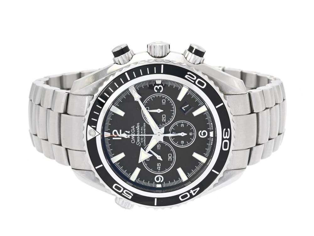 Watches

Omega

OMEGA, Seamaster, Planet Ocean, Chronometer, Cal 3313 (C), Movement no. 78487922, Serial no. 78487922, PIC no. 2210.50.00, Ref no. SU 378.1652, Case no. 178.1652 (LL), chronograph, men´s wristwatch, 45,5 mm, steel, self winding (Co-Axial), sapphire crystal, date, helium valve, original bracelet, folding clasp, Ref no. 1581/953, manufactured approx. 2008, certificate, March 2013, box, paper box.