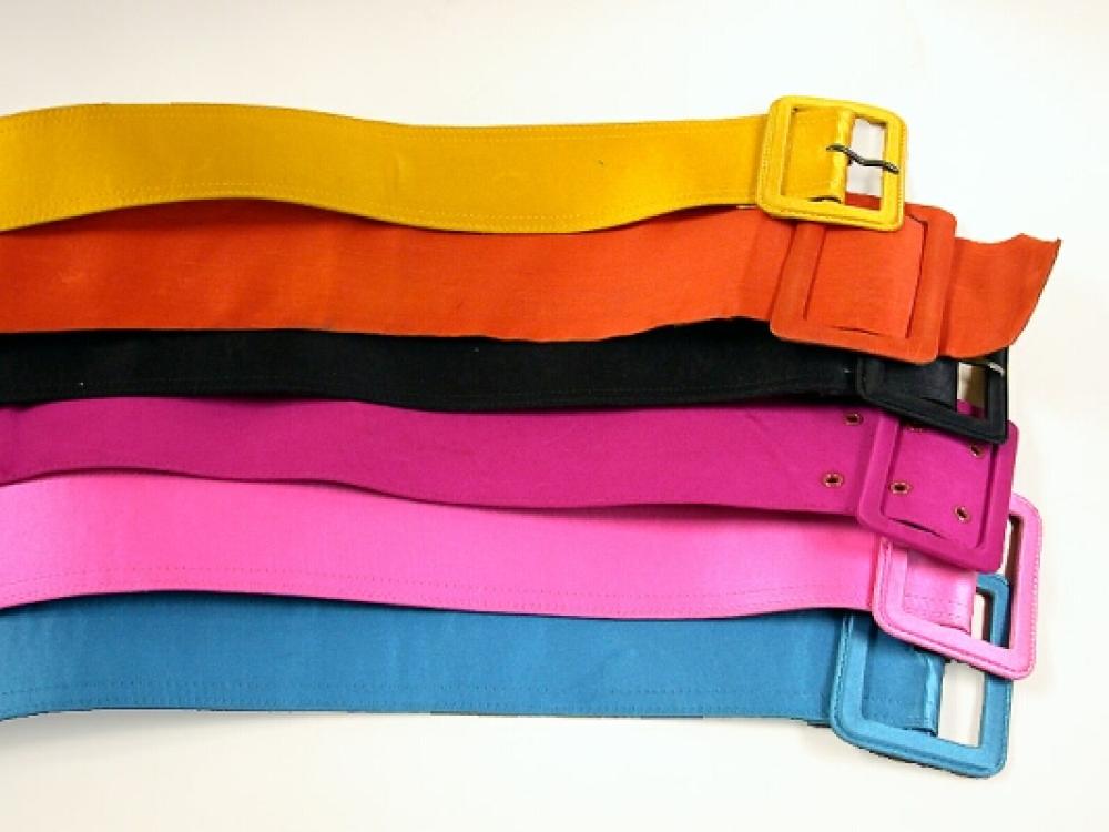 Group of  Multicolored Satin and Patent Leather Belts

Lot 889
Group of  Multicolored Satin and Patent Leather Belts
 French, 1980s 
 Including some signed Yves Saint Laurent, approximately eleven examples. 
Very good condition.
