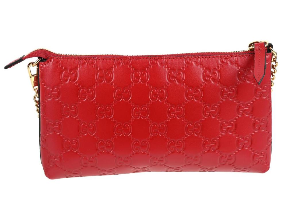 Accessories

Handbags

BAG, GUCCI, red leather, GG guccissima, gold-tone hardware, 23x13 cm, detachable shoulder strap, dustbag.