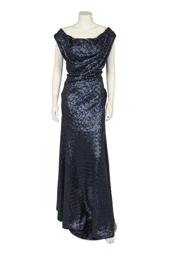 A Vivienne Westwood navy sequin evening gown, circa 2015

A Vivienne Westwood navy sequin evening gown, circa 2015

beige and ivory woven label, size 12, the elasticated neckline allowing the straps to be worn off the shoulder, with draped bodice, integral cinching belt to back, bust approx 102cm 40in

Share this lot: