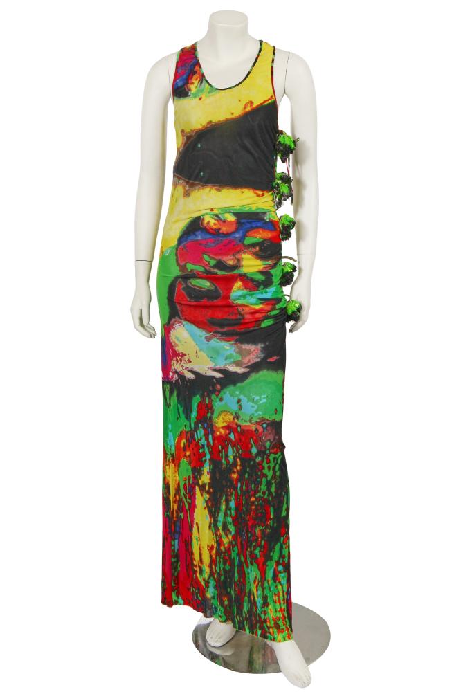 A Jean Paul Gaultier multicoloured face-print rayon dress, ’Love Boat’ collection, Spring-Summer 2000

A Jean Paul Gaultier multicoloured face-print rayon dress, ’Love Boat’ collection, Spring-Summer 2000

Femme label, size 10, with cord side fastenings adorned with green and black sequined fabric flowers, bust 81-91cm 32-36in

Good condition, no issues

Share this lot: