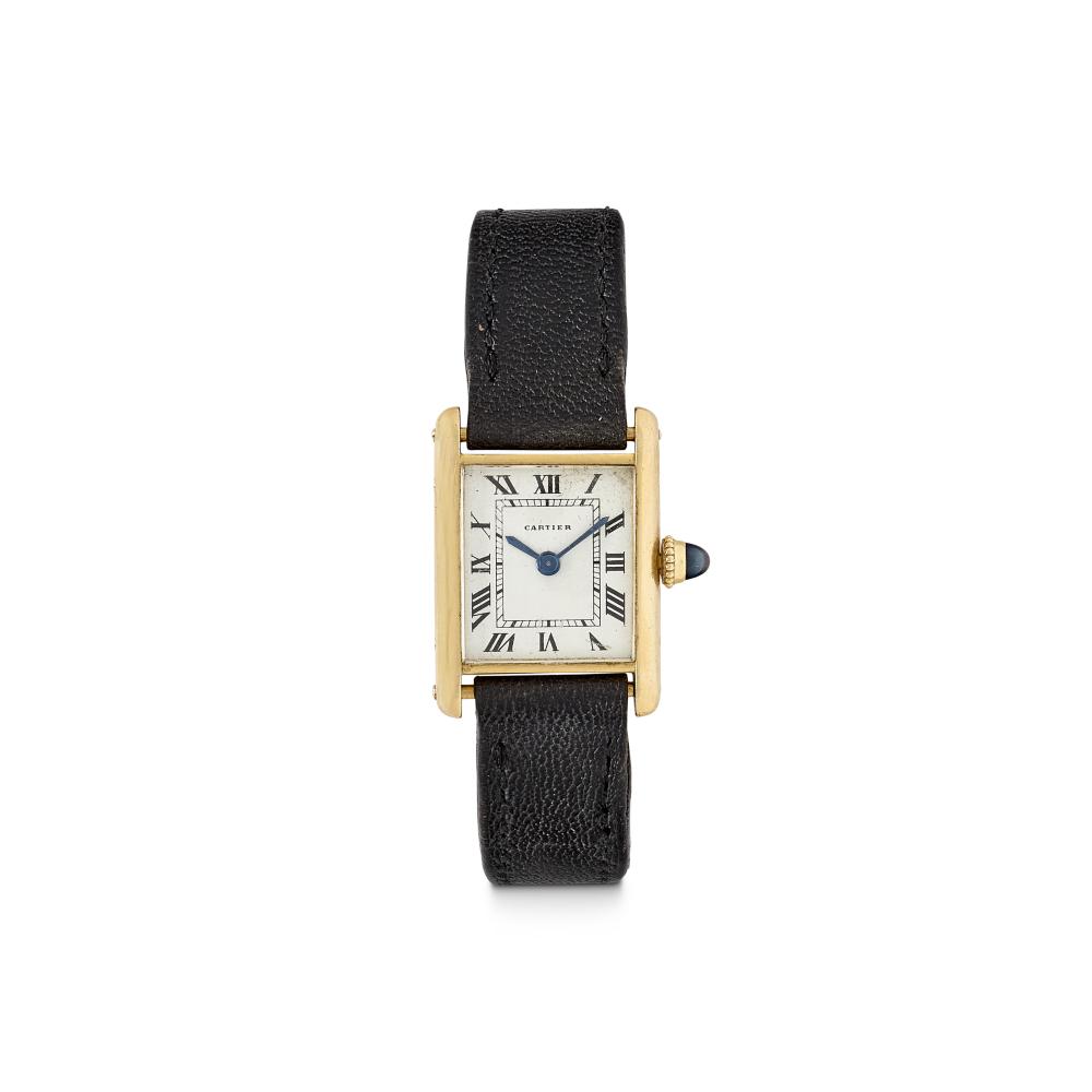CARTIER MONTRE DE DAME ’LOUIS CARTIER’ SAPHIR ET OR