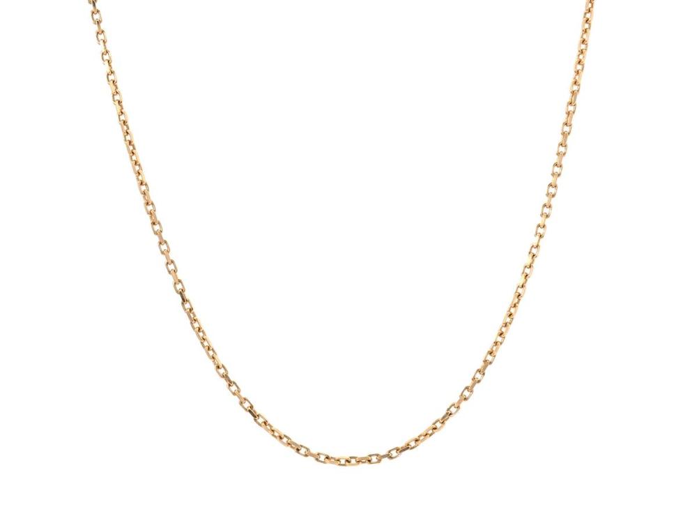 Jewellery

Chain

CHAIN, 18K gold, anchor, Balestra, length 50 cm, weight 14,8 g.