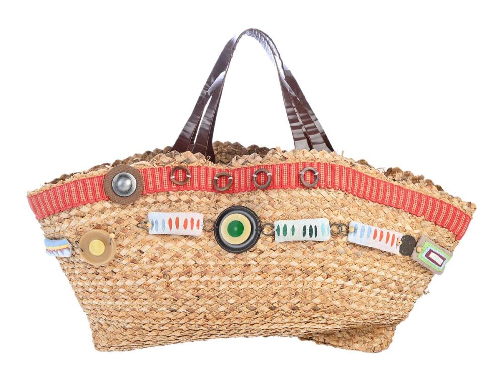 Accessories

Handbags

BAG, MARNI, Tote Bag, straw, fabric, 43x28 cm, dustbag.