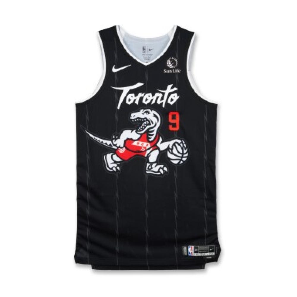 RJ Barrett Toronto Raptors 2025-2026 Game Worn City Edition Jersey

NIKE, NIKE MESH JERSEY, SIZE 48 (+6 LENGTH)

MESH

This home ‘City Edition’ jersey was worn by RJ Barrett on November 17, 2025, when the Toronto Raptors played the Charlotte Hornets.

Barrett finished with 16 points, 3 rebounds, 3 assists, and 1 steal. The Raptors beat the Hornets, 110-108.

RJ Barrett burst onto the scene during his one season at Duke University in 2018-2019, where he set records and earned numerous accolades. This outstanding performance led to his selection as a consensus First Team All-American and earned him the prestigious USA Today National Player of the Year honors. Barrett was drafted with the 3rd overall pick by the New York Knicks.

Considering Barrett’s terrific scoring prowess, it is no surprise he played an integral role in helping Canada qualify for the Olympic Games in Paris, the first time that the Canadian men’s team has qualified for the Olympic Games since Sydney in 2000. At the time of cataloging, Barrett has career averages of 18.9 points, 5.5 rebounds, and 3.3 assists per game.

This jersey has been photomatched by Sotheby’s Photomatching.