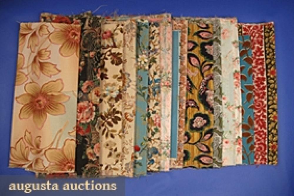PRINTED FRENCH FABRICS, LATE 19th C-1930s

15 designs, 24 pieces, all floral prints in mostly cotton, many w/ original Paris paper labels, good-excellent.		
Bid Online
Price Realized: $230.00Category:FabricEra:1890-1920
11.7031.821.109