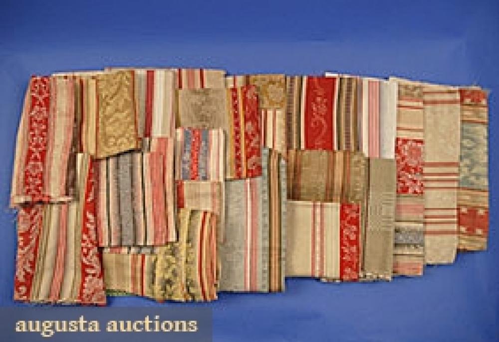 WOVEN TOWELLING SAMPLES, 19th C

Approximately 23 pieces, cotton damask & jacquards in browns, reds, cream & grey, good-excellent.		
Bid Online
Price Realized: $230.00Category:FabricEra:1890-1920
11.7064.867.154