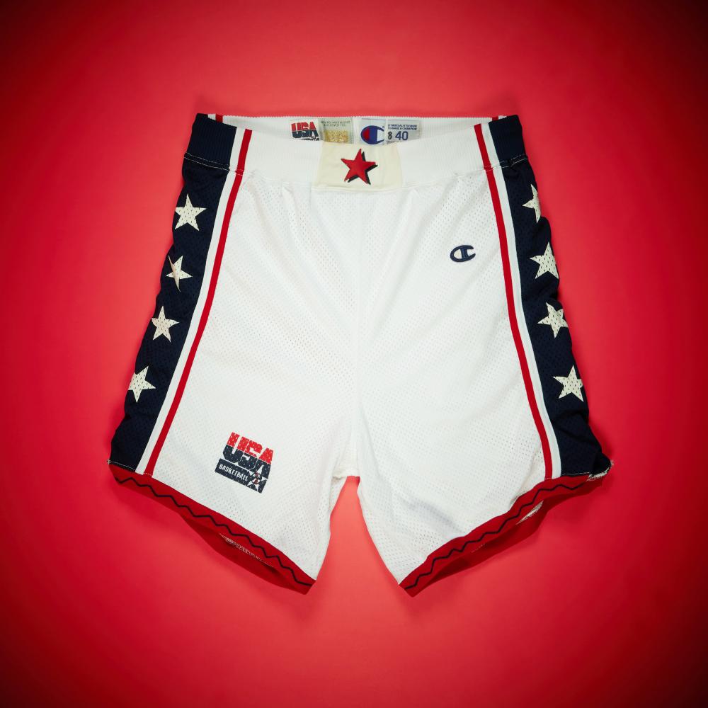 Scottie Pippen 1996 Olympics Team USA Shorts | Gold Medal Run

CHAMPION, USA BASKETBALL 1996 SUMMER OLYMPIC GAMES SHORTS, SIZE 40

MESH

1996

Sotheby’s is pleased to present Scottie Pippen’s game-worn shorts from the 1996 Olympic Games in Atlanta. These white USA Men’s National Team shorts were worn by Pippen during his second Olympic gold medal run and come from one of the most successful tournaments in international basketball history.

Competing on home soil, the 1996 United States Men’s Basketball Team entered the Games with enormous expectations. Commonly known as “Dream Team III,” the roster reflected the continued growth of USA Basketball, bringing together established stars and a new generation of NBA talent. For Pippen, the Atlanta Games marked a rare milestone. With the Bulls’ NBA championship earlier that summer, he became the first player to win an NBA title and an Olympic gold medal in the same year on two separate occasions.

Team USA delivered a decisive performance throughout the tournament, winning all eight games and securing the gold medal. The team relied on strong defense, ball movement, and depth, winning by an average of more than 30 points per game and reaffirming its place at the top of international basketball.

Veterans like Pippen and Charles Barkley set the tone for the group. Pippen contributed across the floor, defending multiple positions, initiating offense, and providing steady leadership. Barkley, a holdover from the 1992 team, added experience and continuity between generations.

They were joined by a roster that included Grant Hill, Penny Hardaway, David Robinson, Mitch Richmond, Reggie Miller, Karl Malone, John Stockton, Shaquille O’Neal, Gary Payton, and Hakeem Olajuwon. Under head coach Lenny Wilkens, the team played with consistency and cohesion from start to finish.

These shorts come directly from the Collection of Scottie Pippen.