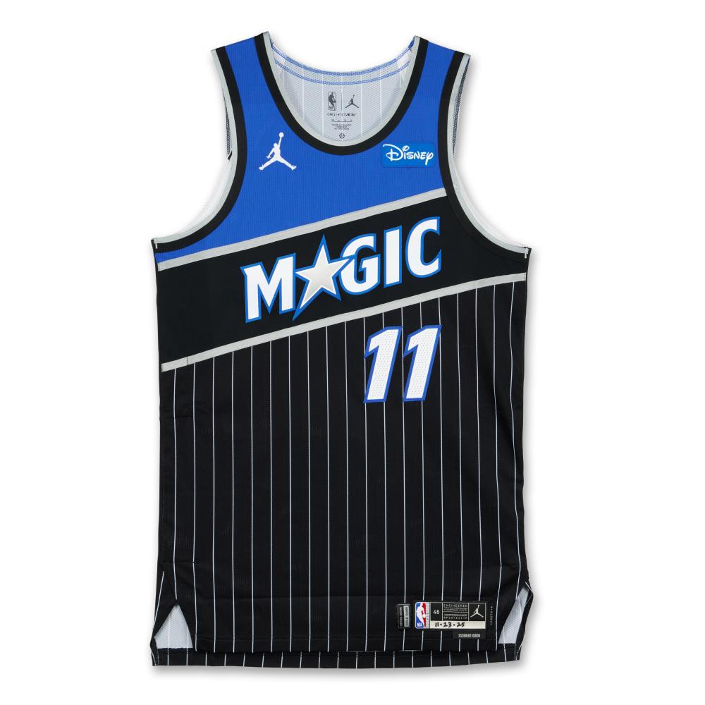 Jase Richardson Orlando Magic 2025-2026 Game Worn Statement Edition Jersey

NIKE, NIKE MESH JERSEY, SIZE 46 (+4 LENGTH)

MESH

This away ‘Statement Edition’ jersey was worn by Jase Richardson on November 23, 2025 when the Orlando Magic played the Boston Celtics.

Richardson finished with 18 points, 5 rebounds, and 2 assists. The Magic lost to the Celtics. 138-129.

Richardson was selected with the 25th overall pick in the 2025 NBA Draft by the Orlando Magic. At the time of cataloging, he has averaged 4.4 points, 1.2 rebounds, and 1.2 assists per game while providing scoring energy off the bench.

The son of former NBA standout Jason Richardson, a two-time Slam Dunk Contest champion who enjoyed a 14-year NBA career, Richardson entered the league after a standout collegiate career at Michigan State.

This jersey has been photomatched by Sotheby’s Photomatching.