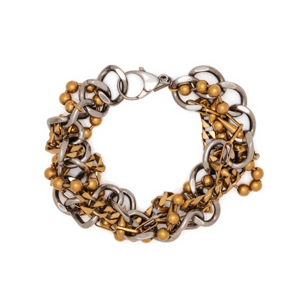 Balenciaga, Layered Multi-Chain Necklace



Layered multi-chain necklace in silver-tone metal & brass. Lobster claw clasp. Includes box.

Label: Balenciaga
Date: 2000’s-2010’s
Country of Origin: Italy

Approximate Measurements:
Length: 16“
Width: 2“
Drop: 7“


The Estate of a Fashionable Woman

This lot is located in Chicago.