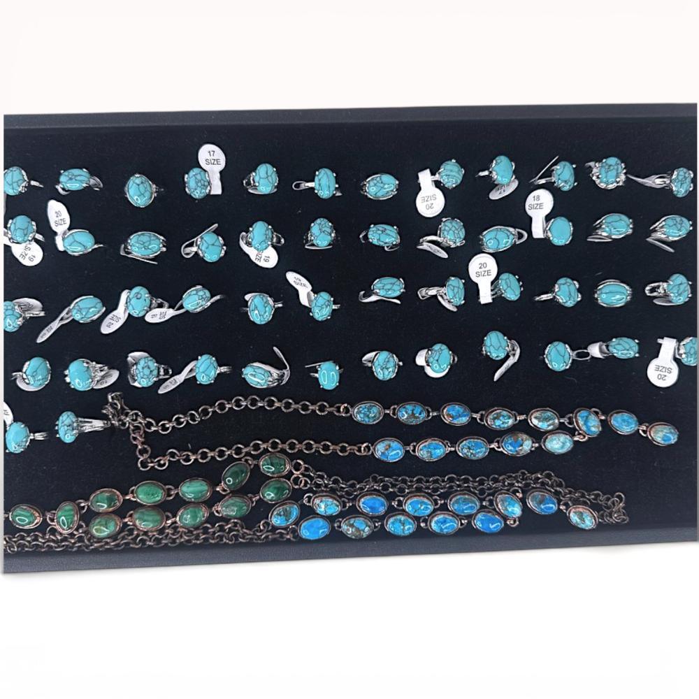 Description
Great wholesale lot of 50 fashion rings and three necklaces! Stainless steel