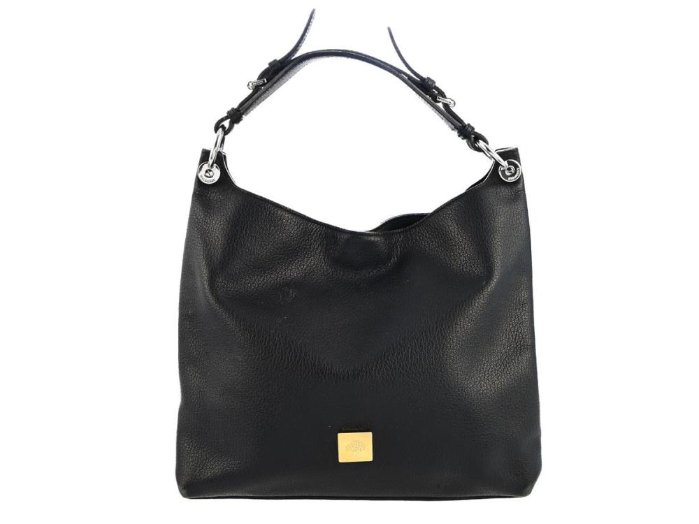 Accessories

Handbags

BAG, MULBERRY, Hobo Bag, black leather, gold-tone hardware, 27x26x9,5 cm, signs of wear on corners.