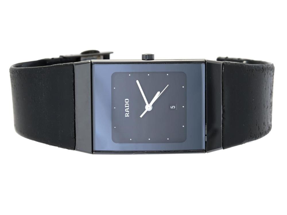Watches

Rado

RADO, DiaStar, Ceramica, Serial no. 37484221, Case no. 111.0294.3, men´s wristwatch, 27 x 32,5 mm, high-tech ceramica, quartz, sapphire crystal, date, integrated rubber strap (damaged), folding clasp (damaged), Ref no. 003992, approx. 2000.