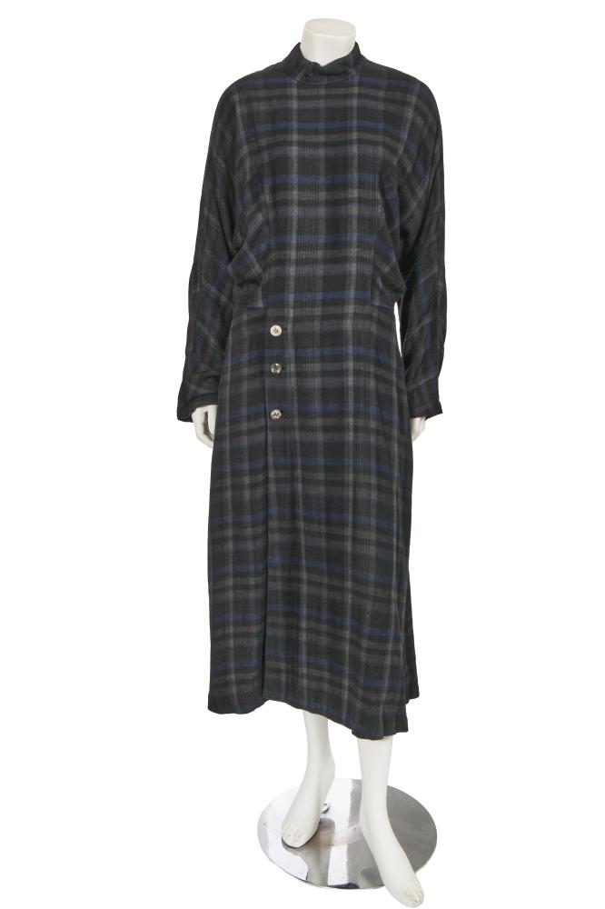A Comme des Garçons blue and dark grey checked rayon dress, ‘Young Chic, No Shoulder’ collection, Spring-Summer 1987

A Comme des Garçons blue and dark grey checked rayon dress, ‘Young Chic, No Shoulder’ collection, Spring-Summer 1987

tricot label, with mother-of-pearl buttons to waist, short stand collar, vent pockets, chest 122cm 48in

Share this lot: