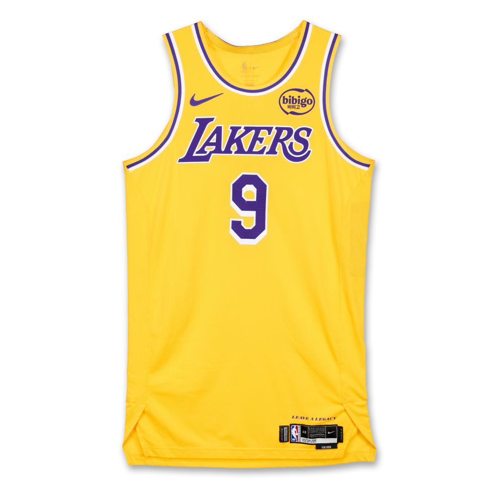Bronny James Los Angeles Lakers 2025-2026 Game Worn Icon Edition Jersey

NIKE, NIKE MESH JERSEY, SIZE 48 (+6 LENGTH)

MESH

This home ‘Icon Edition’ jersey was worn by Bronny James on October 24, 2025 when the Los Angeles Lakers played the Minnesota Timberwolves.

James did not record any stats. The Lakers beat the Timberwolves. 128-110.

Bronny James was selected by the Los Angeles Lakers with the 25th pick in the 2nd round of the 2024 NBA Draft. Entering the league as a long-term developmental prospect, he spent much of his rookie season splitting time between the NBA roster and the G League, where he continued to build consistency and experience.

Bronny and LeBron James made history on Opening Night of the 2024-25 season, becoming the first father-son duo to appear together in an NBA game. His rookie season was highlighted by a 17-point performance against the Milwaukee Bucks in extended minutes, offering a glimpse of his potential at the professional level.

At the time of cataloging, he has career averages of 2.7 points per game, 0.6 rebounds per game, and 1.1 assists per game.

This jersey has been photomatched by Sotheby’s Photomatching.