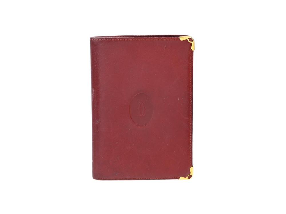 Accessories

Wallets

WALLET, CARTIER, vintage, bourdeaux leather, gold-tone hardware, 15x10 cm, card, bank-note.