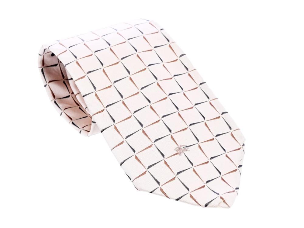Accessories

Ties

TIE, BURBERRY, 100% silk, beige, brown, width 9,5 cm, pulled threads.